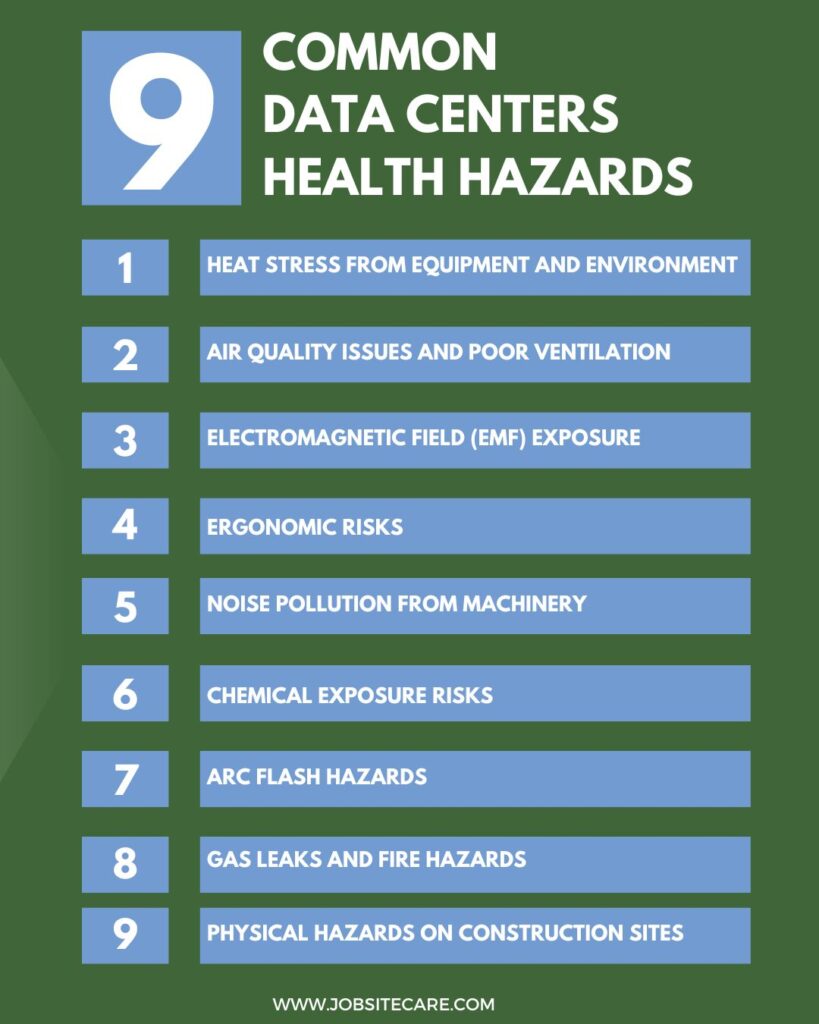 9 Common Data Centers Health Hazards